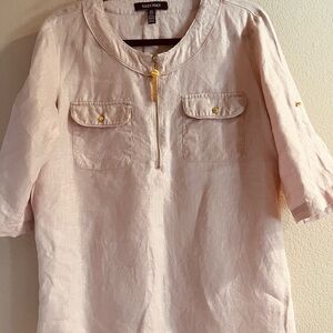 Pink Linen Garment by Ellen Tracy